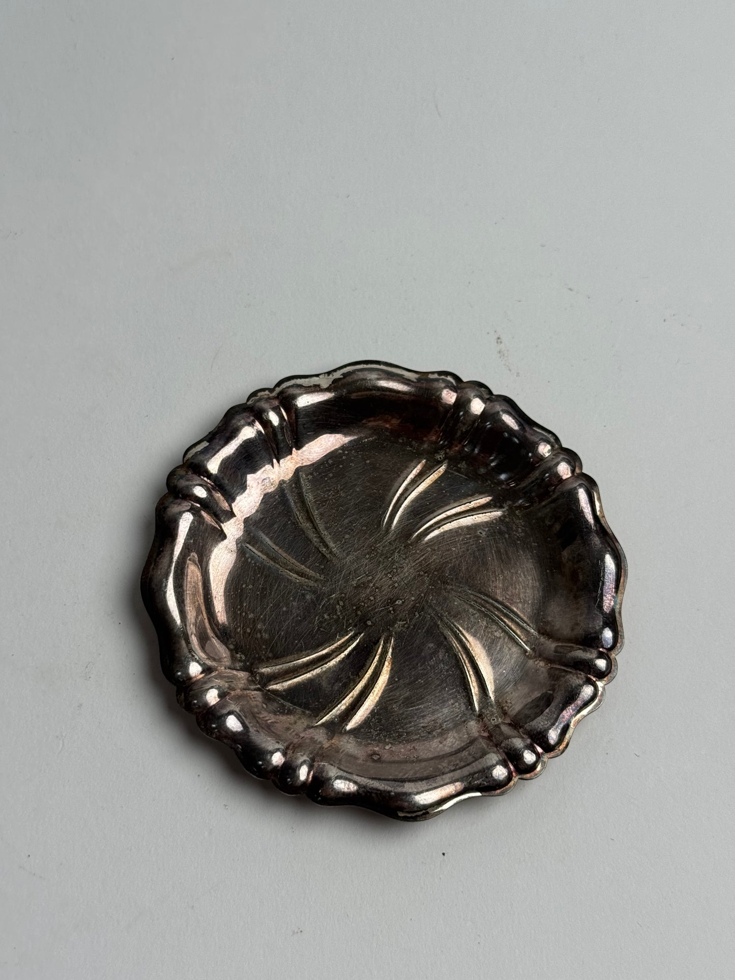 Set of 4 Vintage Silver Dishes