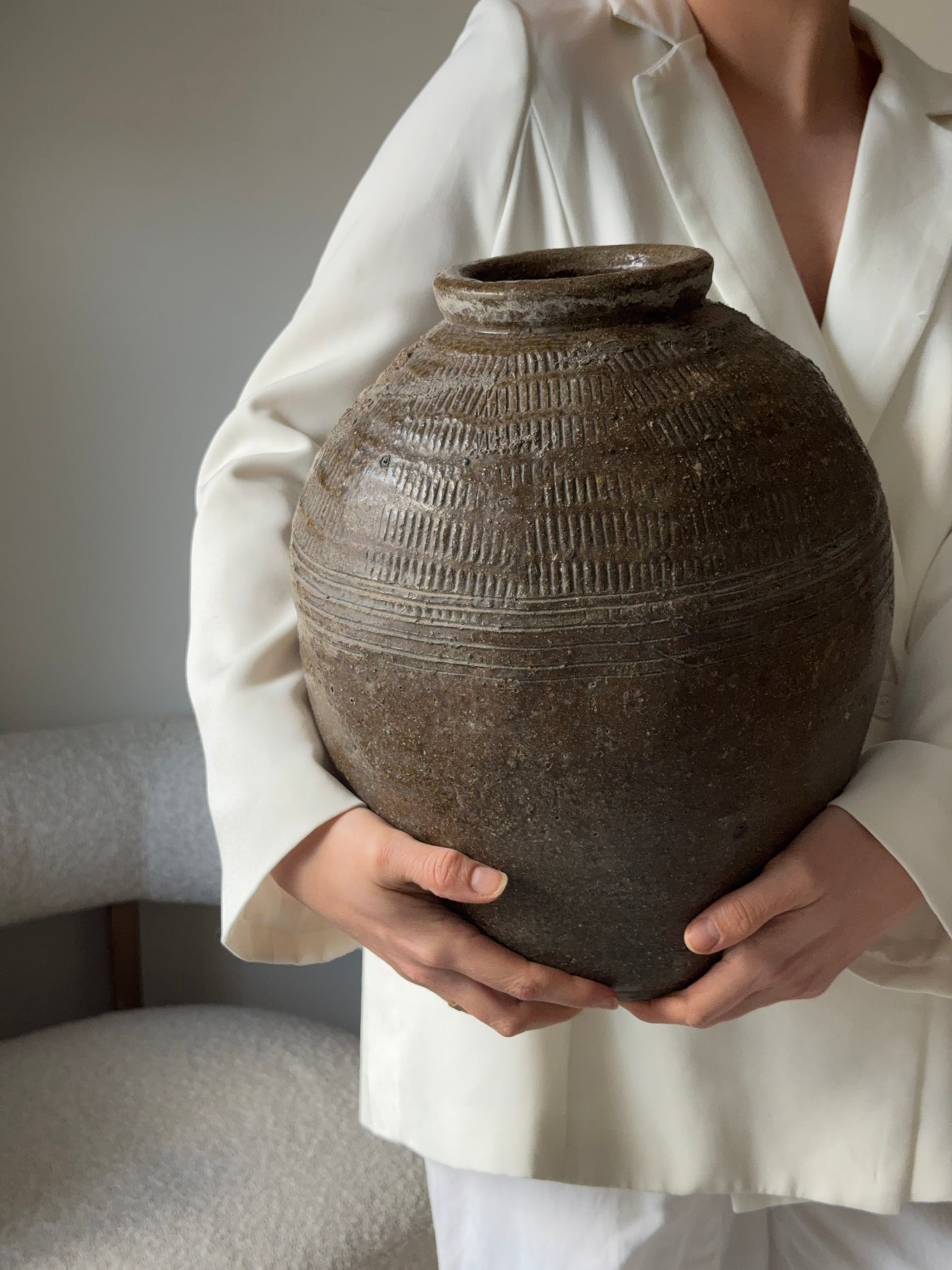 Large Chinese Rice Wine Jar