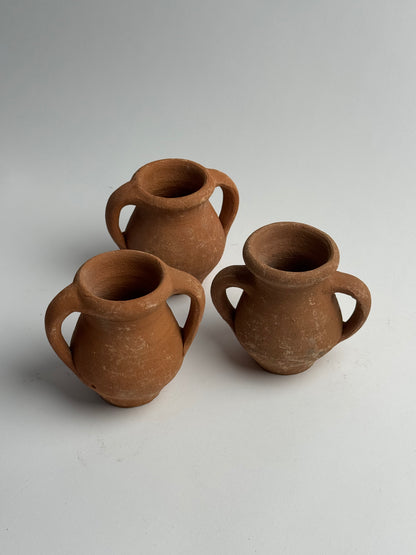 Small Twin Handled Turkish Pots