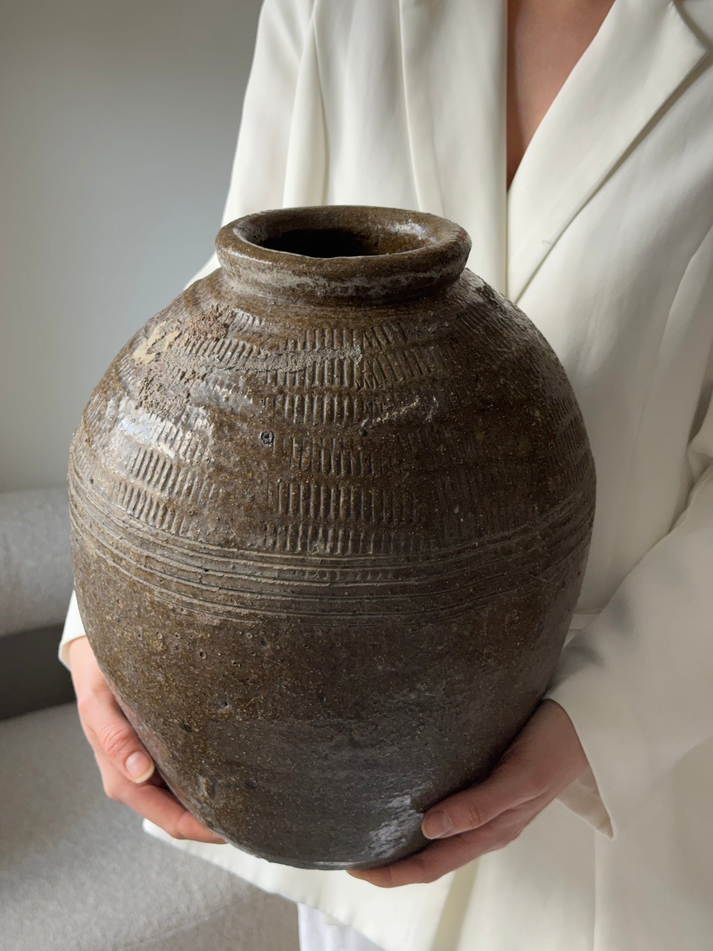 Large Chinese Rice Wine Jar