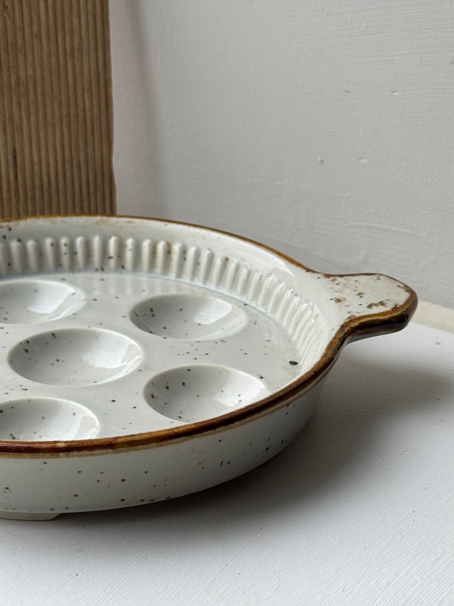 Vintage French Escargot Plate