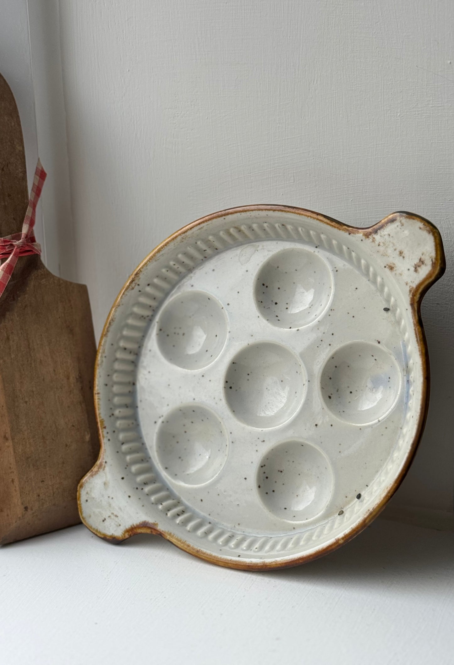 Vintage French Escargot Plate