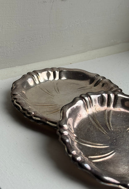 Set of 4 Vintage Silver Dishes