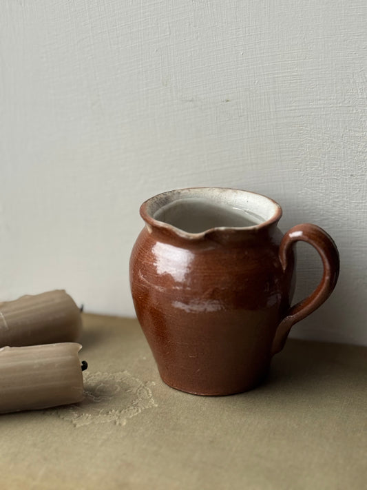 Miniature Glazed French Jug