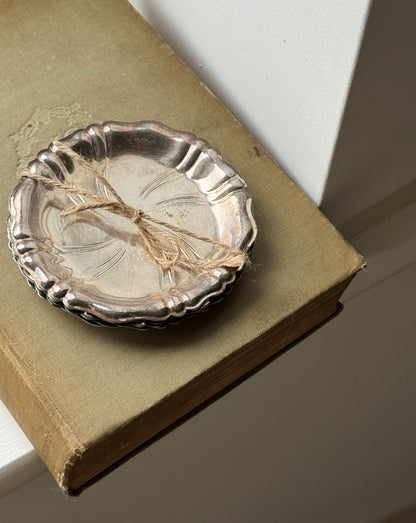 Set of 4 Vintage Silver Dishes