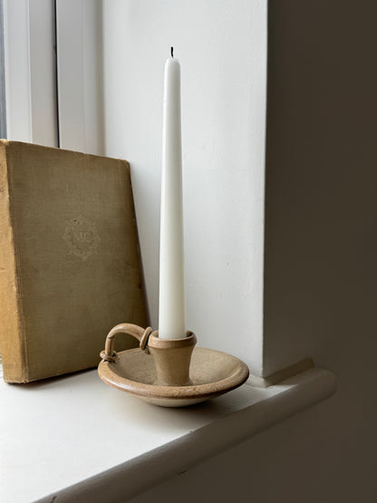 Stoneware Pottery Candle Holder