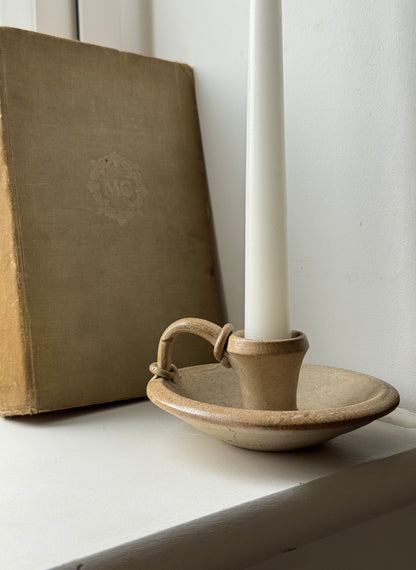 Stoneware Pottery Candle Holder