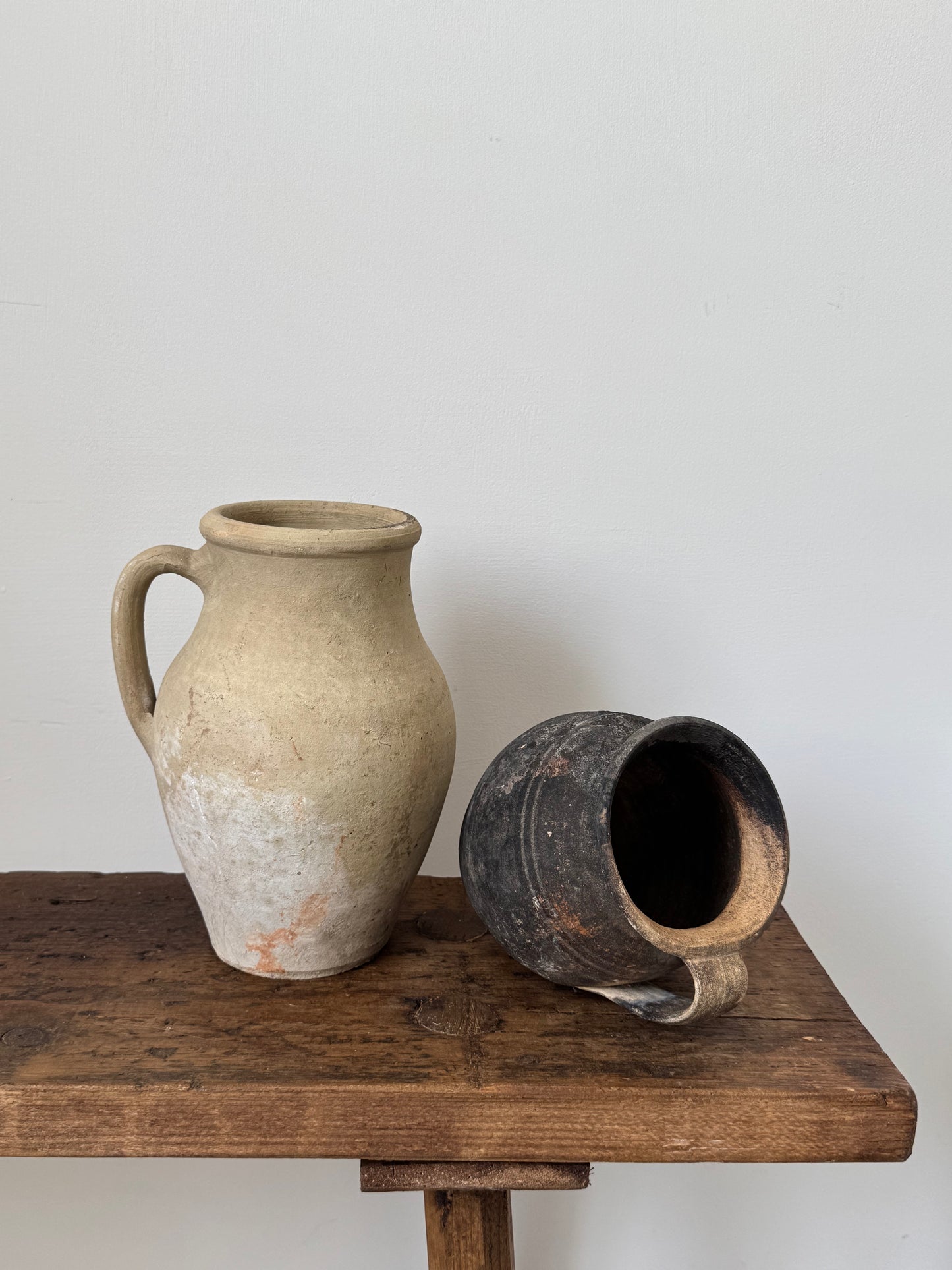 Vintage Hand Thrown Earthenware Jug