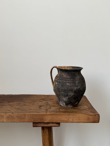 Vintage Hand Thrown Earthenware Jug