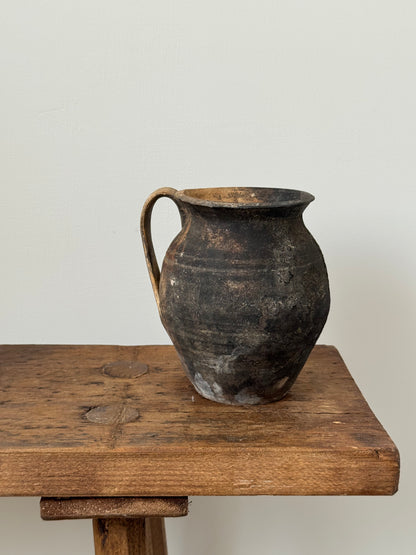 Vintage Hand Thrown Earthenware Jug