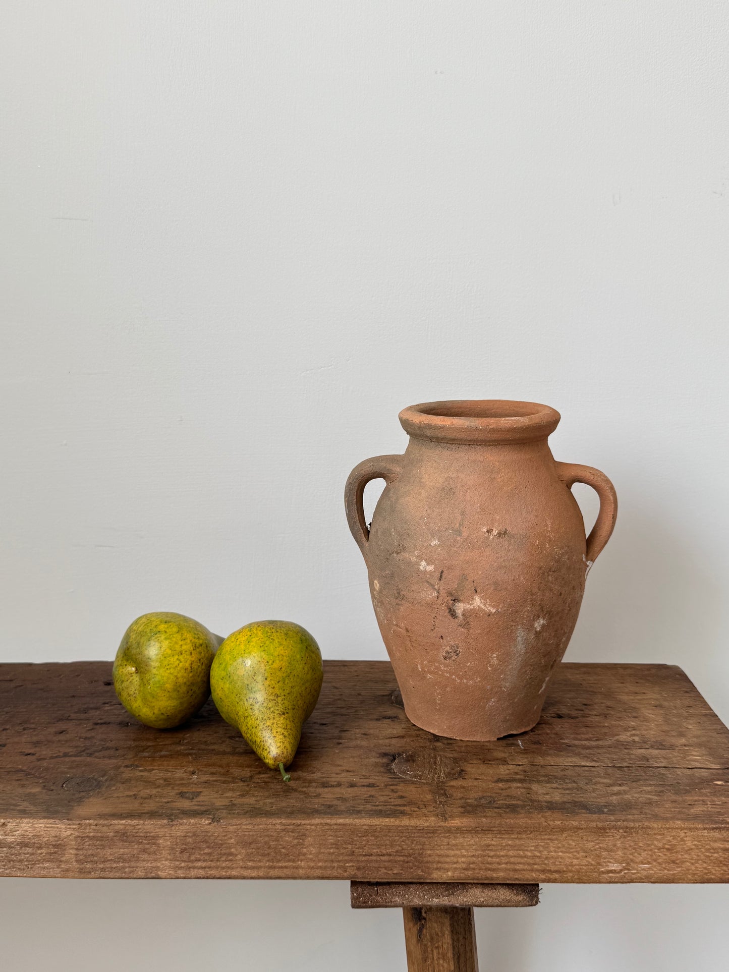 Twin Handled Turkish terracotta Vessel