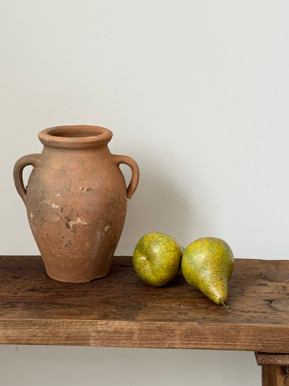 Twin Handled Turkish terracotta Vessel