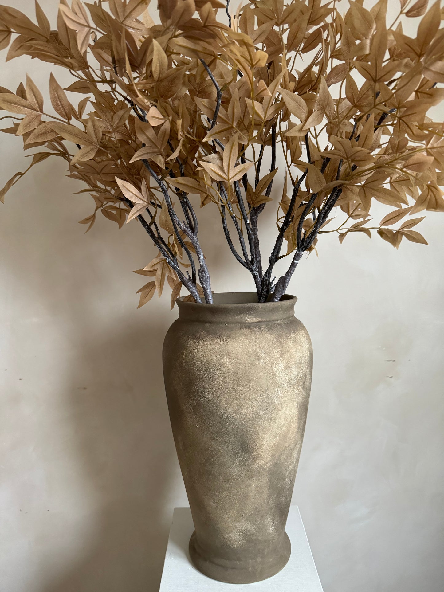 EARTH  |  Earthy brown large rustic vase