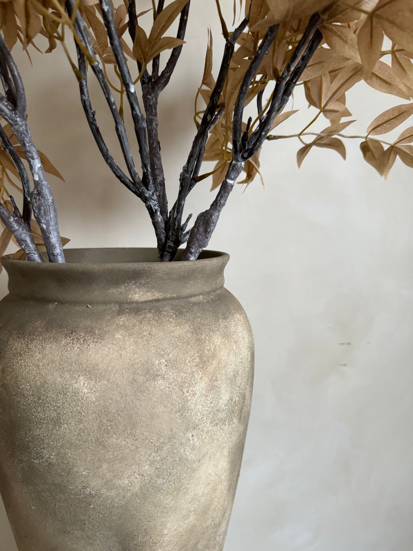 EARTH  |  Earthy brown large rustic vase