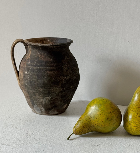 Vintage Hand Thrown Earthenware Jug