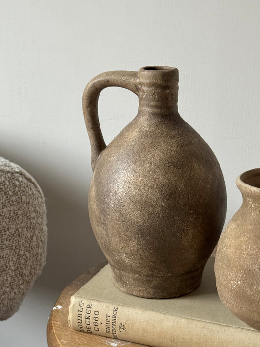 Up-Cycled | Earthy Brown Handled Pitcher Jug