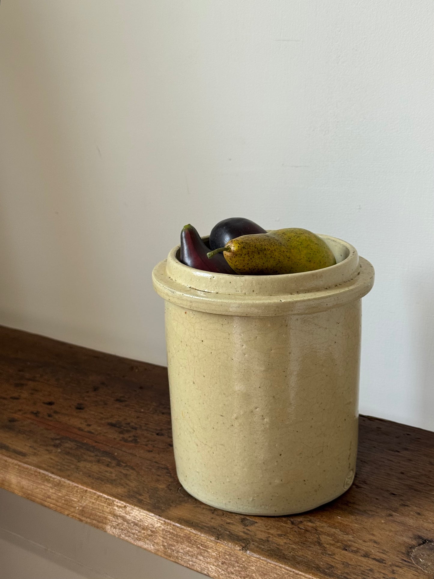 Glazed Stoneware Utility Pot