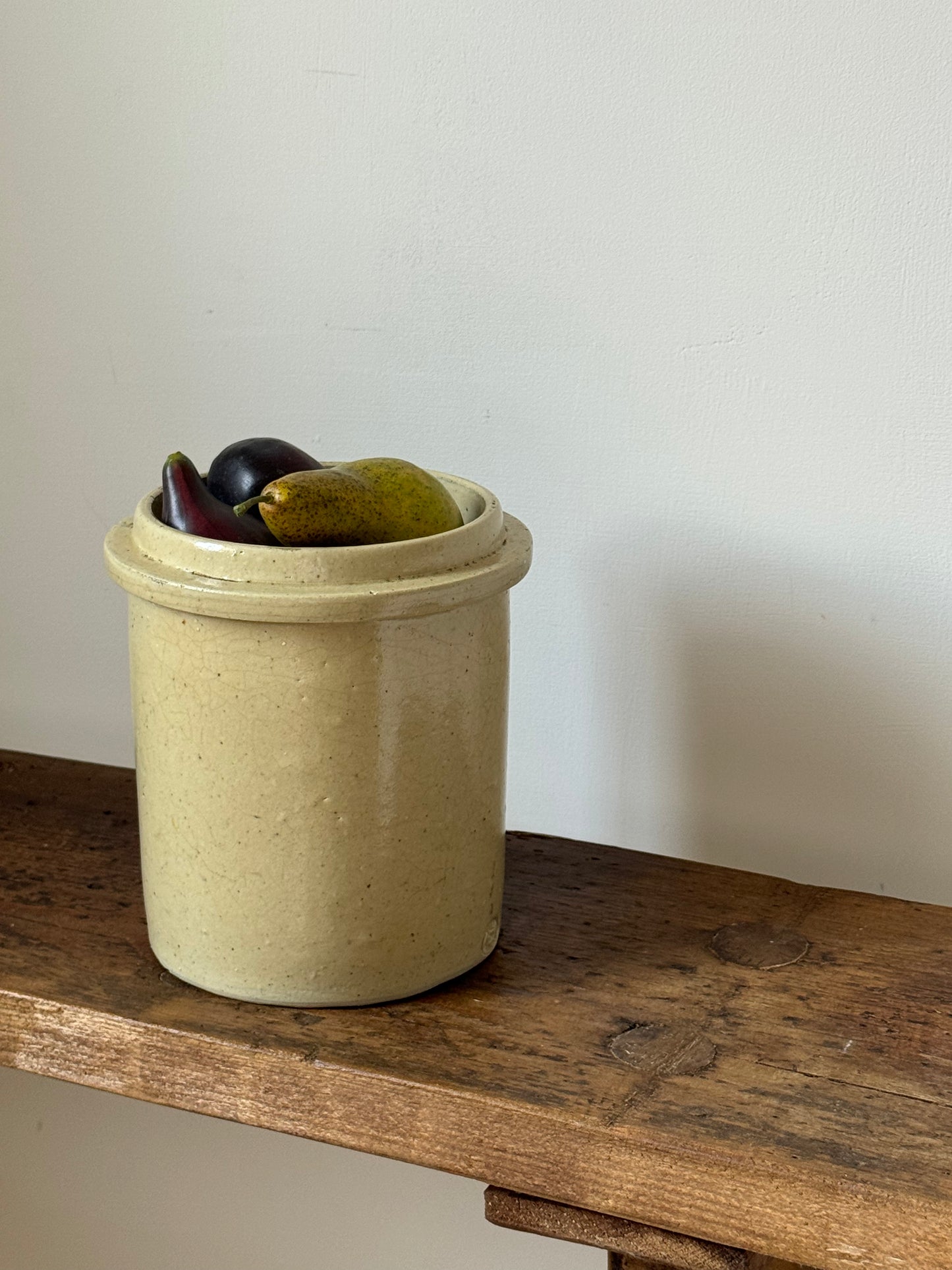 Glazed Stoneware Utility Pot