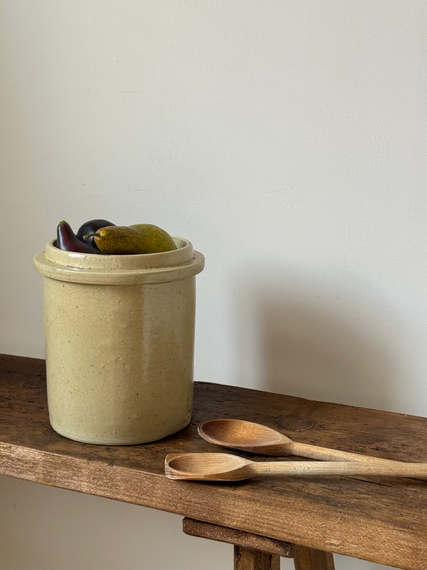 Glazed Stoneware Utility Pot
