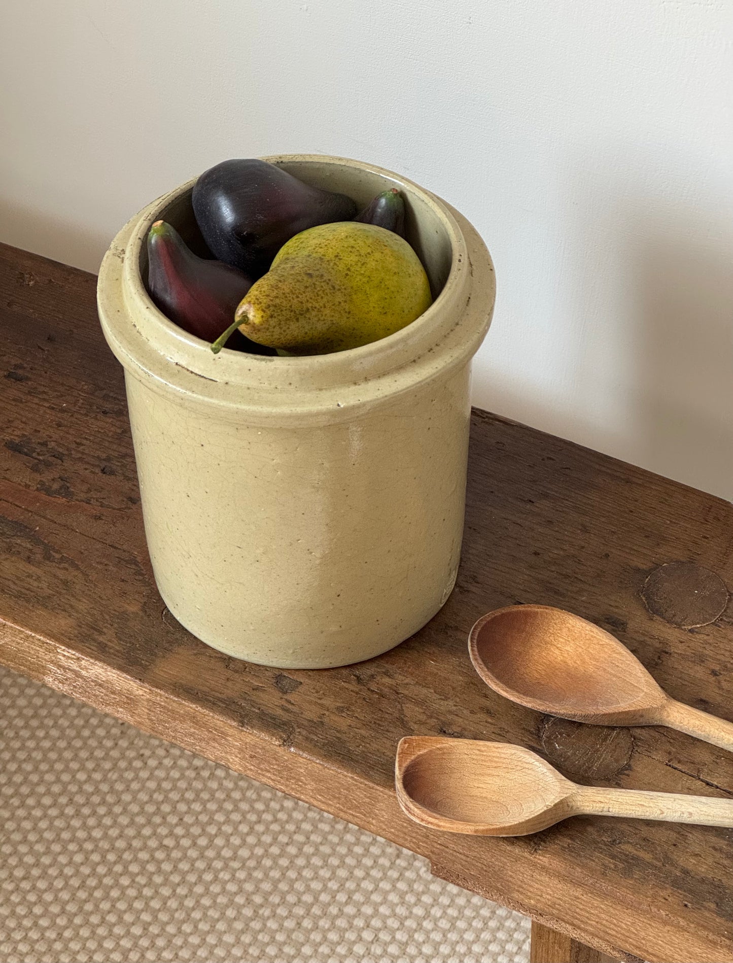 Glazed Stoneware Utility Pot