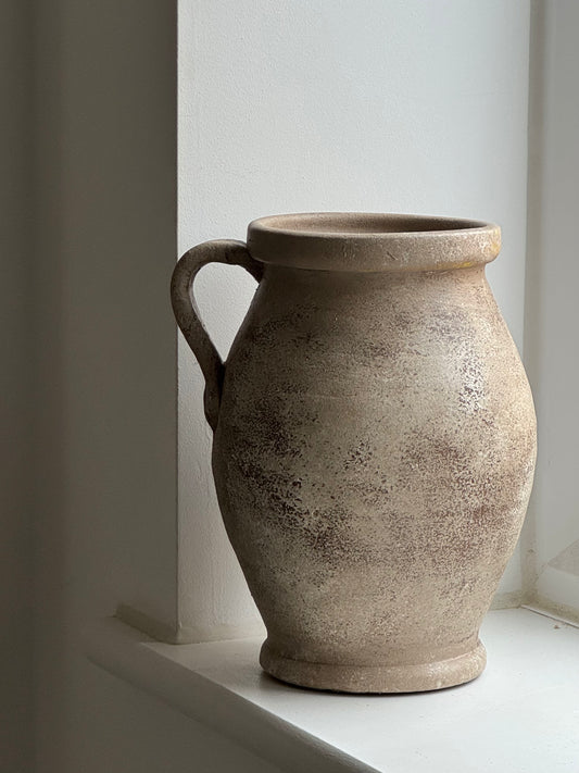 Up-Cycled | Rustic Beige Farmhouse Jug