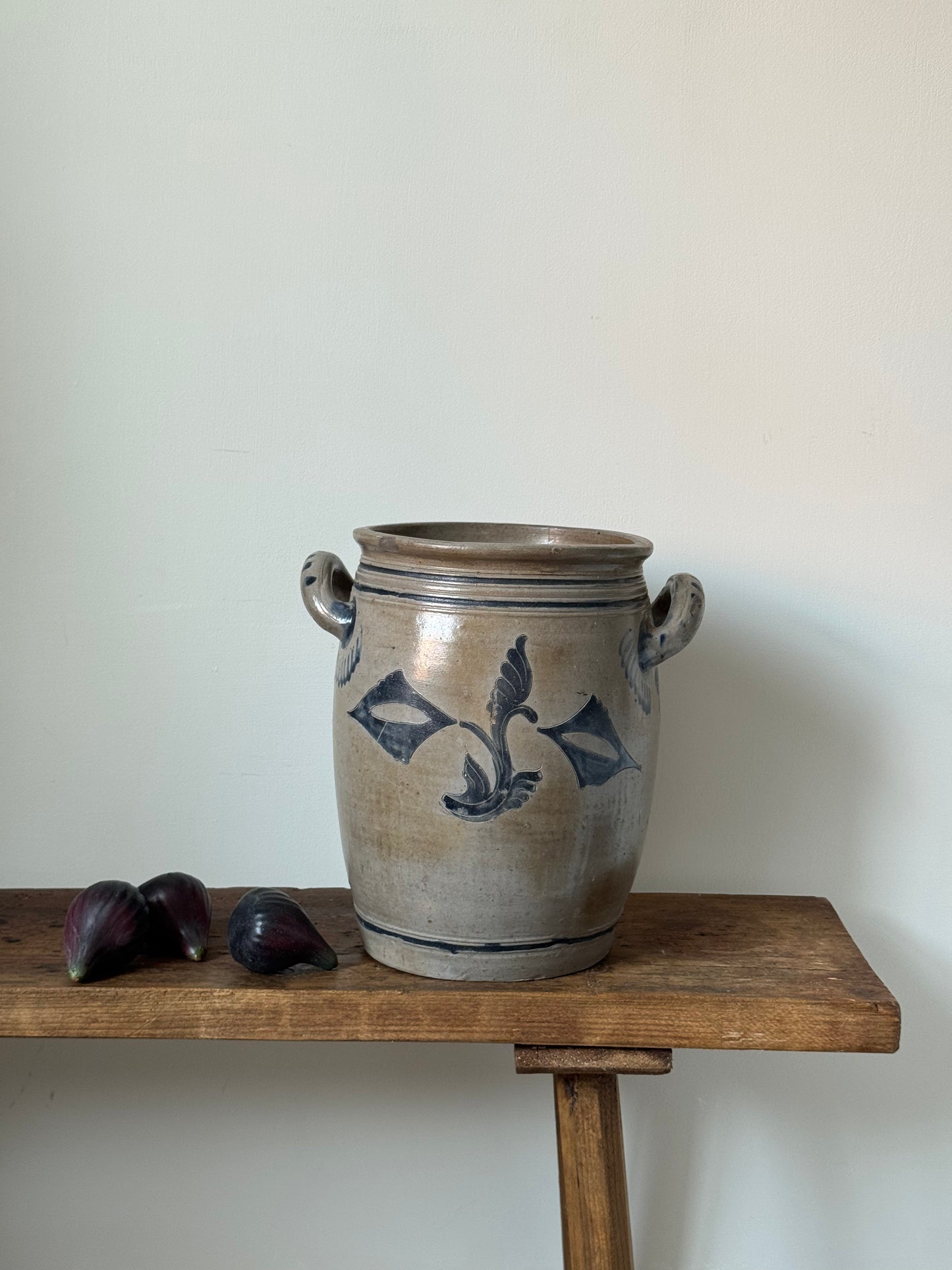 Large French Salt-glazed Alsace Pot