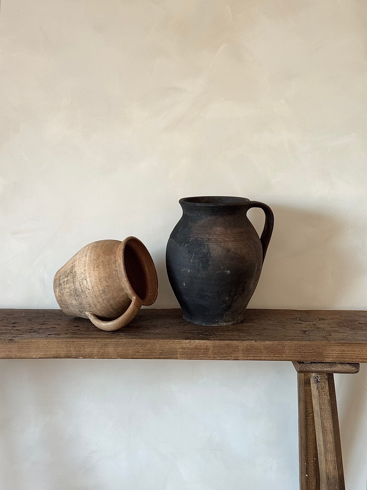 Deep Earthy Brown Mediterranean Jug