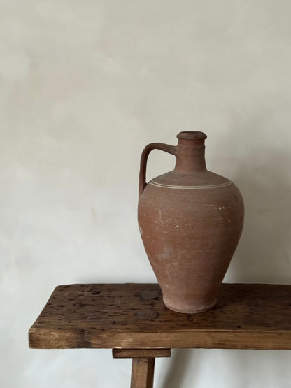 Large Terracotta Handled Vessel