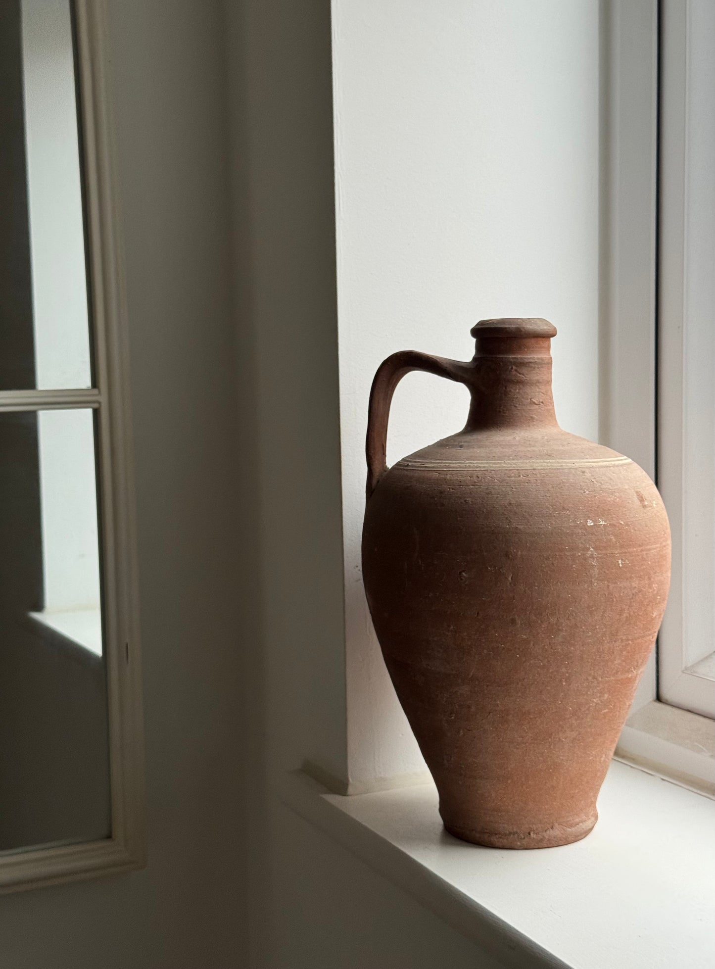Large Terracotta Handled Vessel