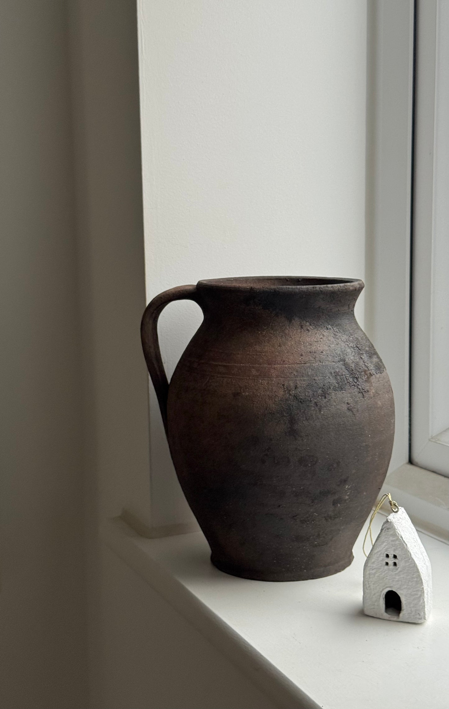 Deep Earthy Brown Mediterranean Jug