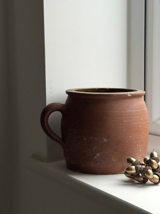 Large Rounded French Confit Pot