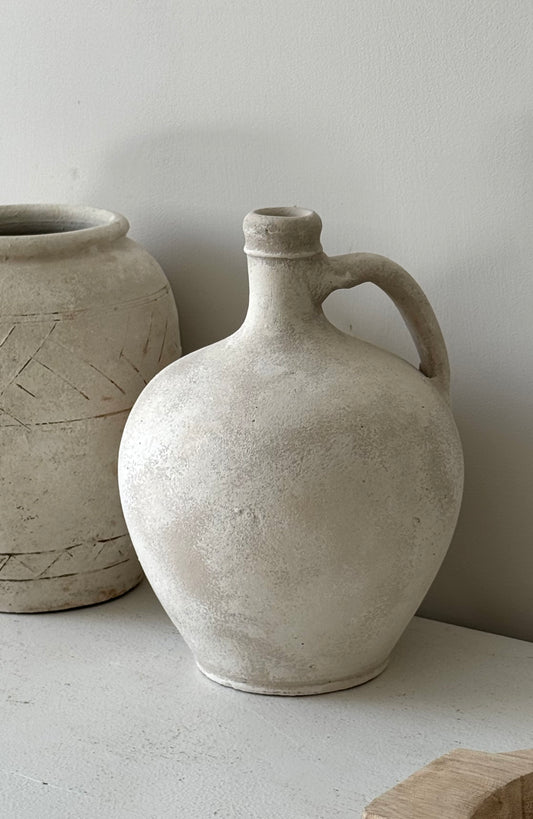 Up-Cycled | Patina Effect Handled Round Jug
