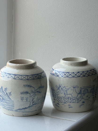 Small Vintage Chinese Ginger Jars
