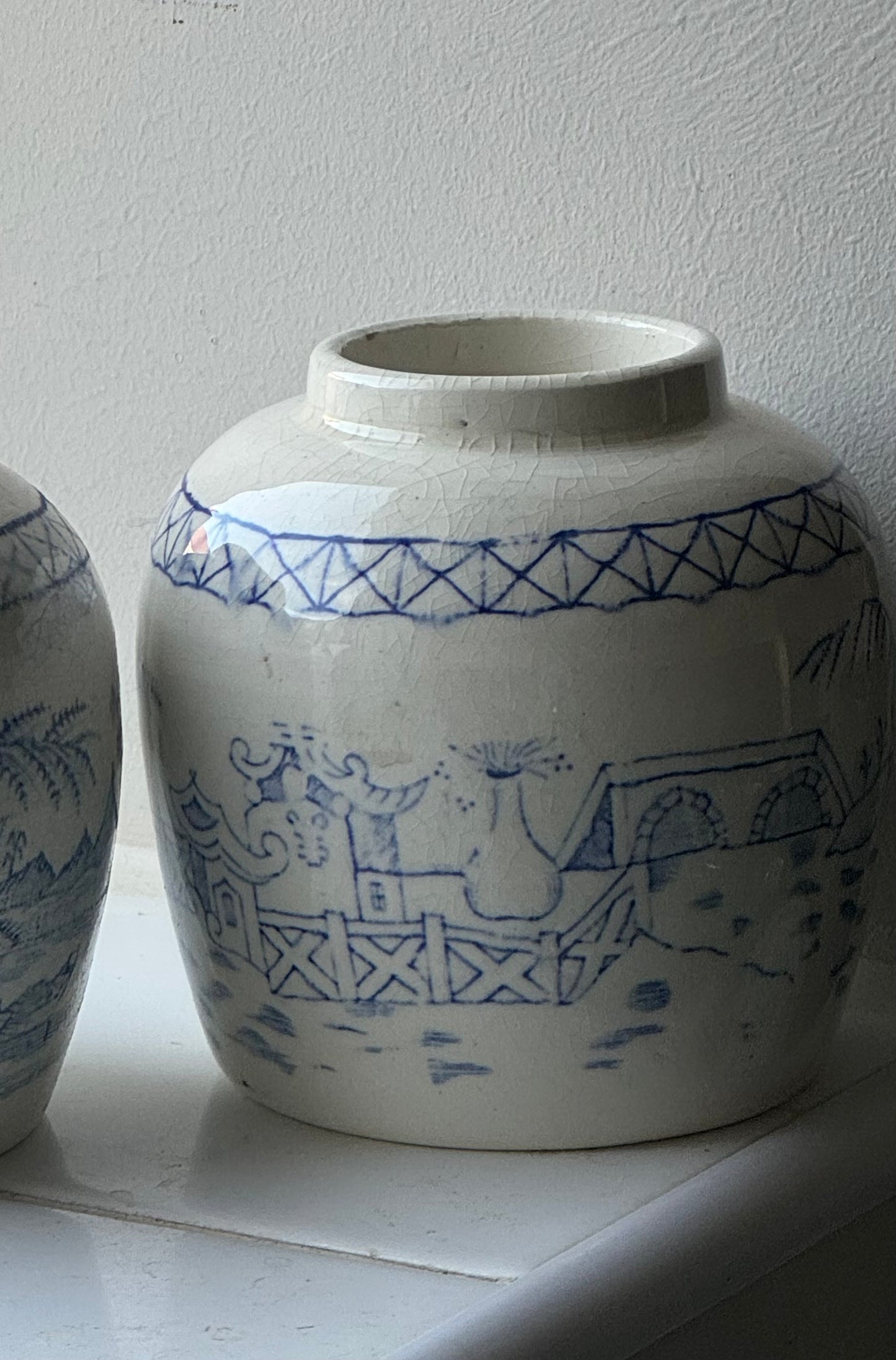 Small Vintage Chinese Ginger Jars