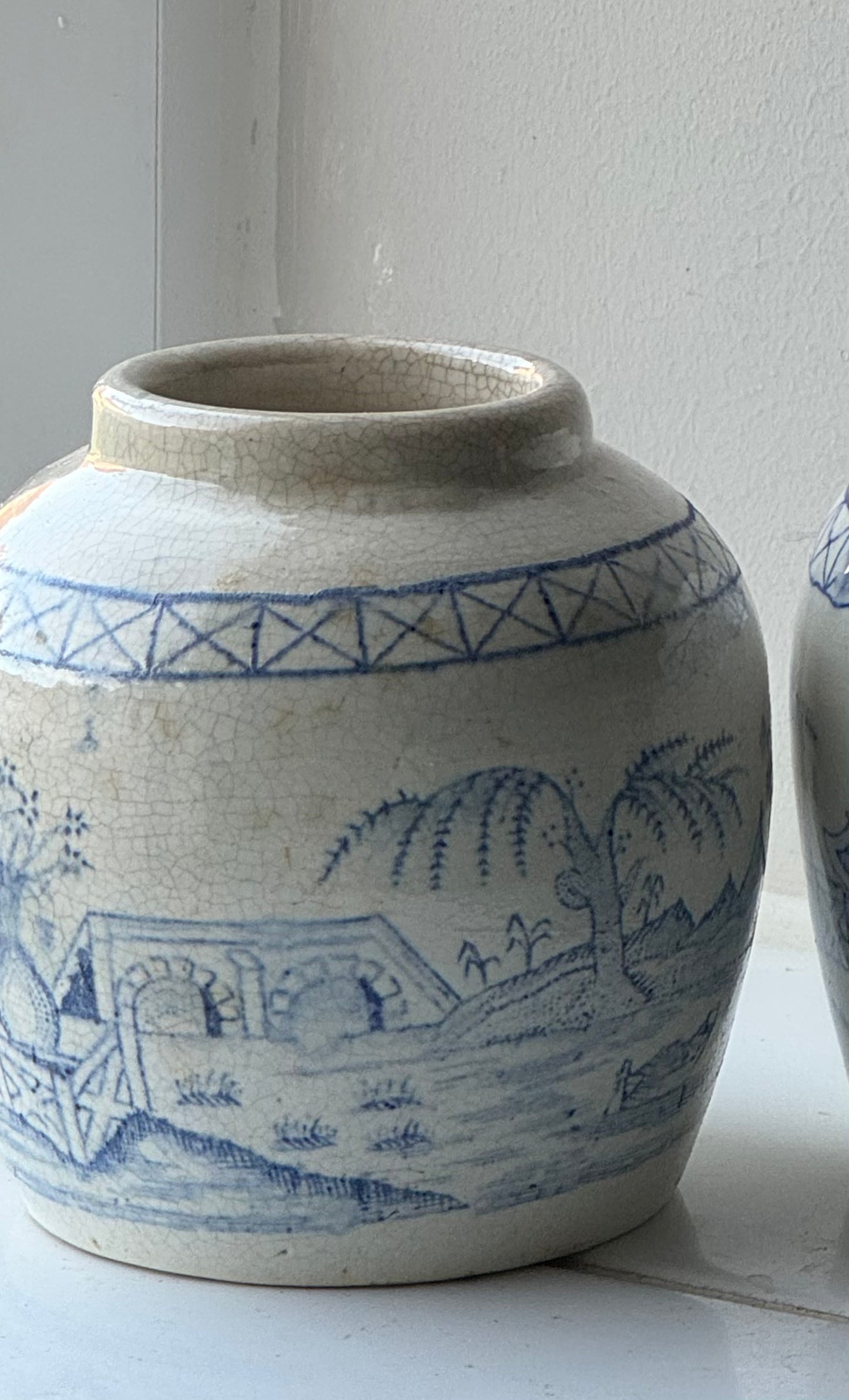 Small Vintage Chinese Ginger Jars