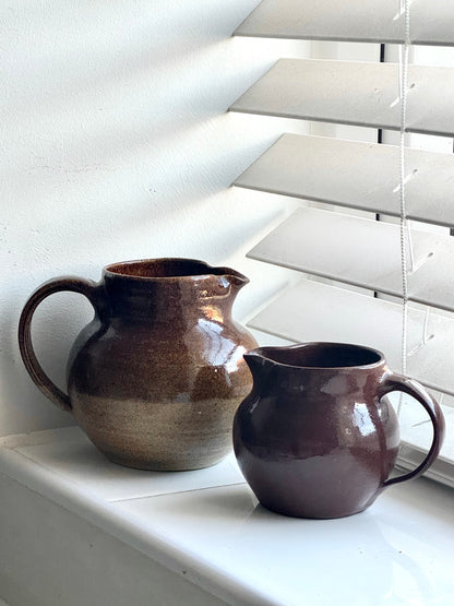 Two toned brown vintage jug
