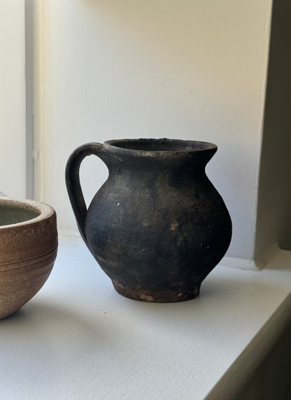 Earthy Charcoal Mediterranean Jug