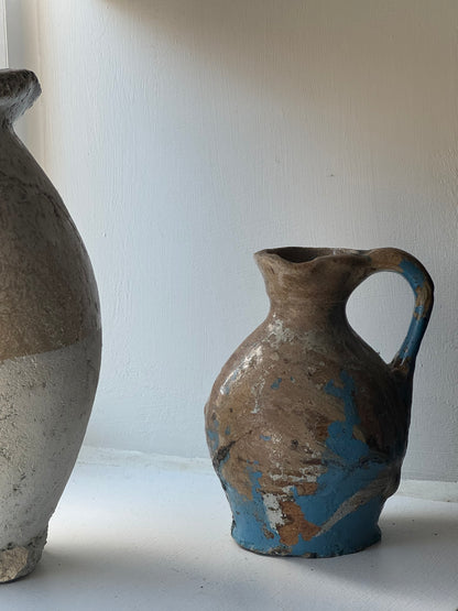 Blue Detail Vintage Mediterranean Jug