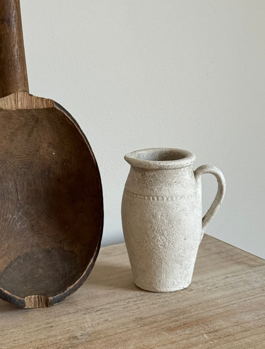 Up-Cycled | Slim Bead Detail Neutral Jug