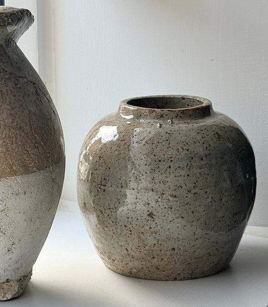 Speckled Glaze Antique Ginger Jar