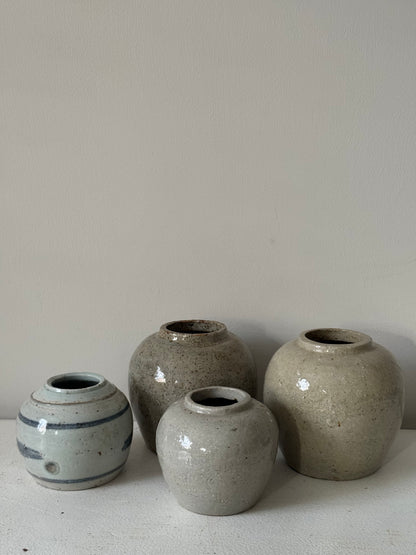 Pale Blue Antique Ginger Jar