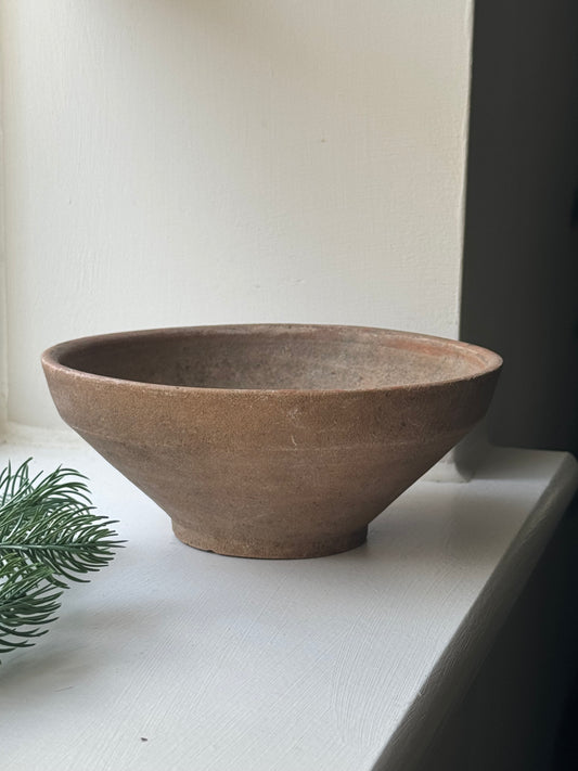 Wide Terracotta Pattern Bowl