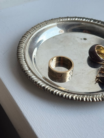 Small Vintage Silver Dish