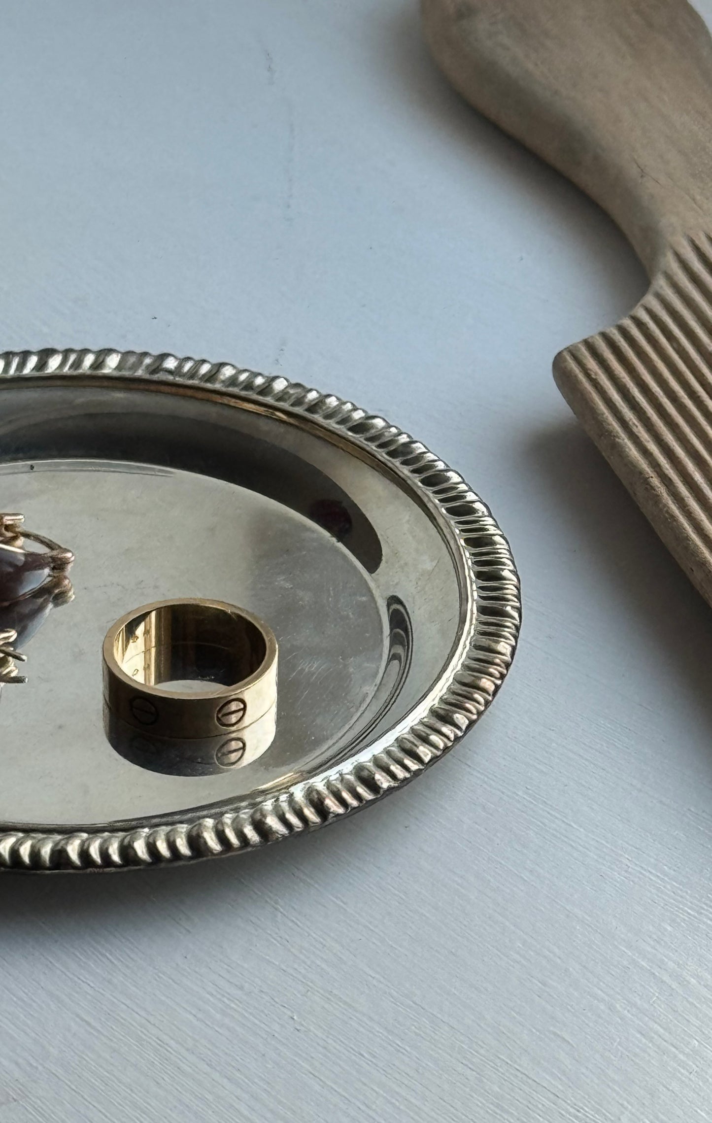 Small Vintage Silver Dish