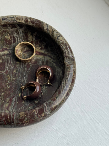 Vintage Marble Trinket Tray