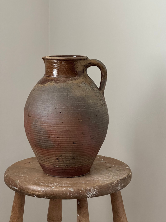 Large Rounded Earthenware Jug