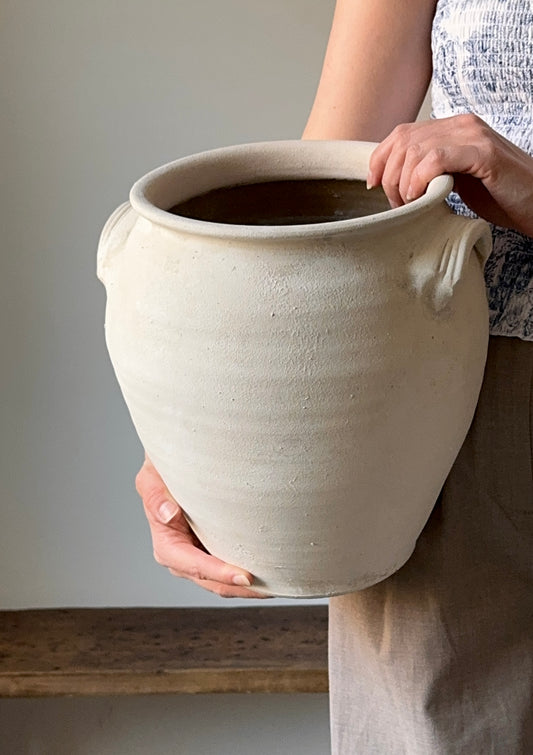 Up-Cycled | Large Aged Effect Confit Pot