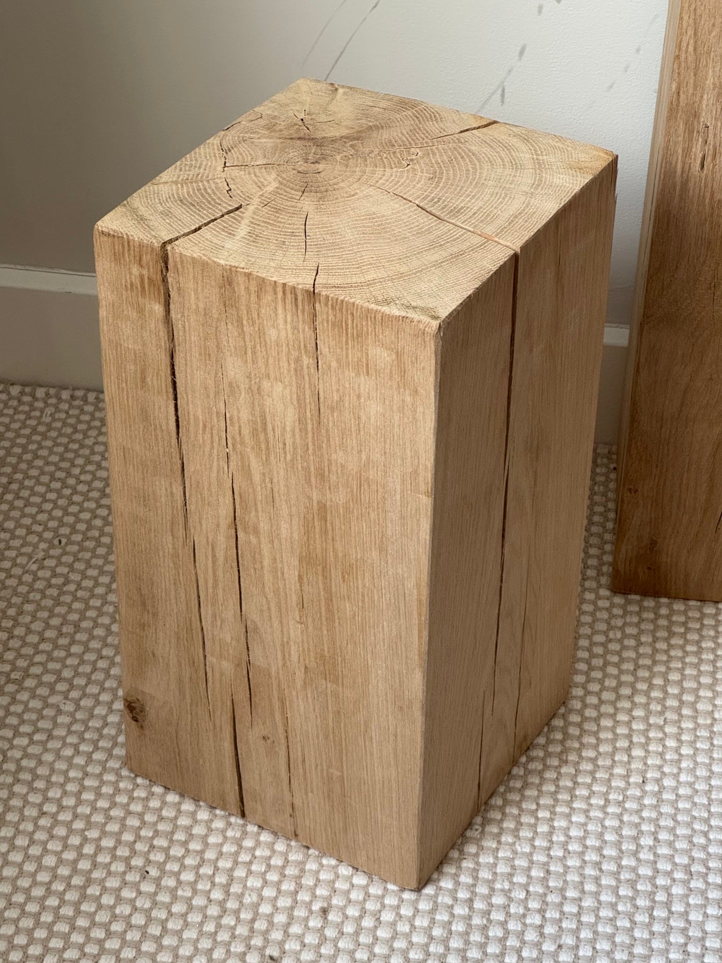 Solid Oak Wood Plinths