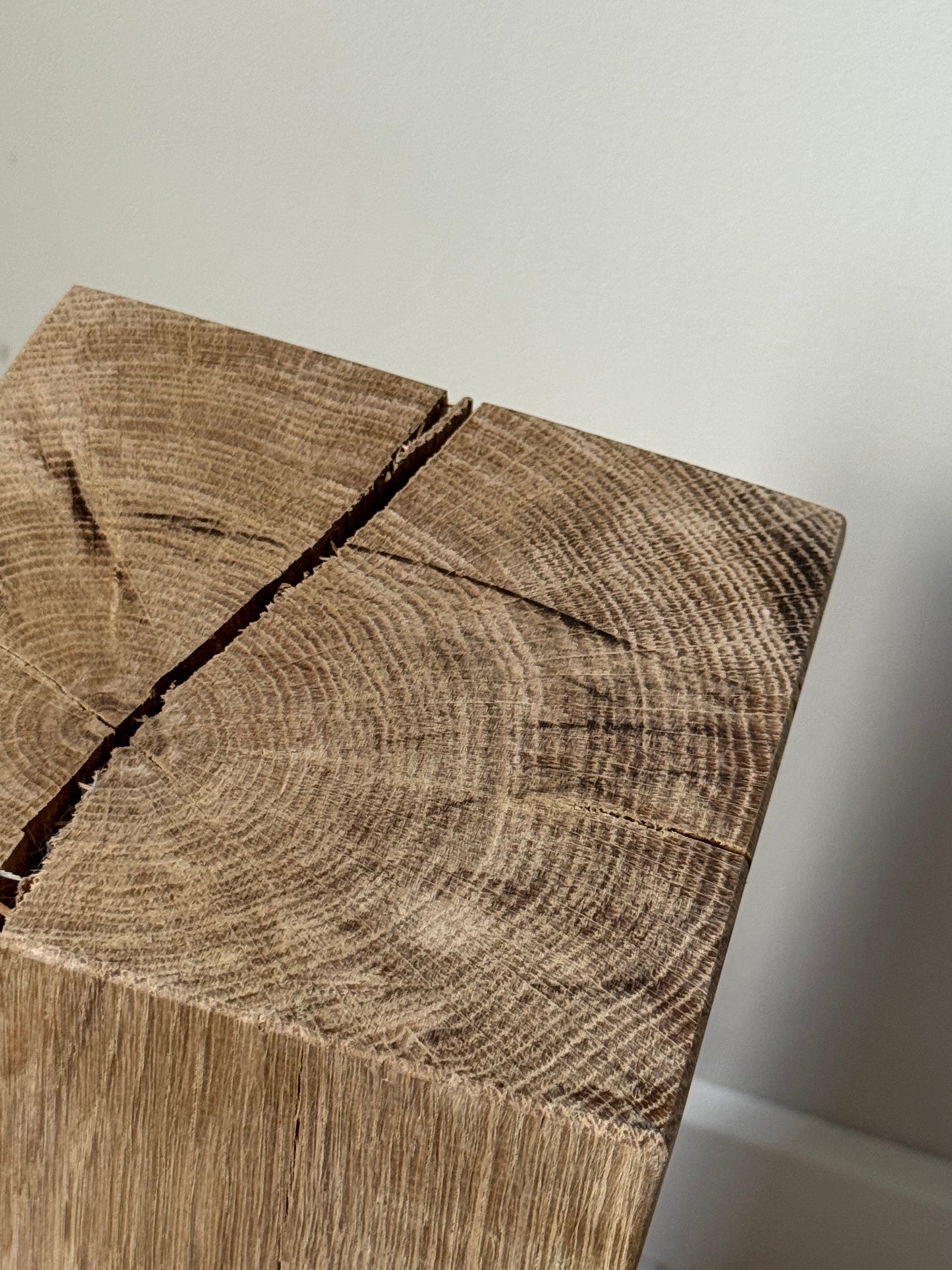 Solid Oak Wood Plinths