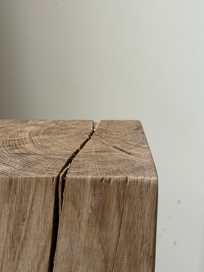 Solid Oak Wood Plinths